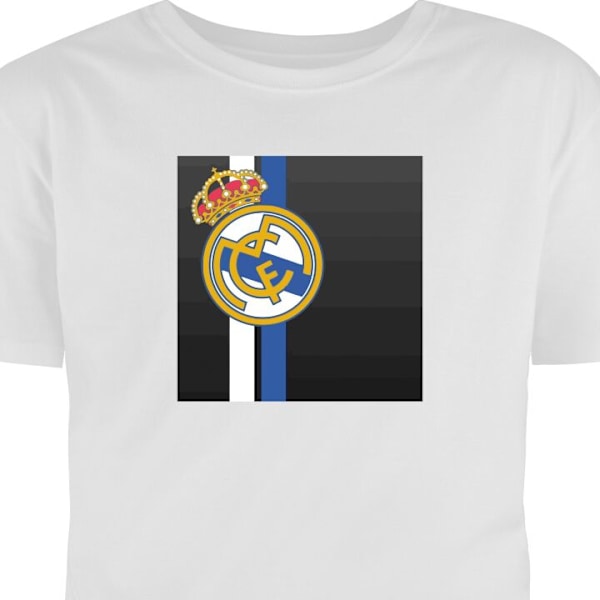 Børne T-shirt | Behagelig T-shirt til Børn Real Madrid hvid 5-6 År