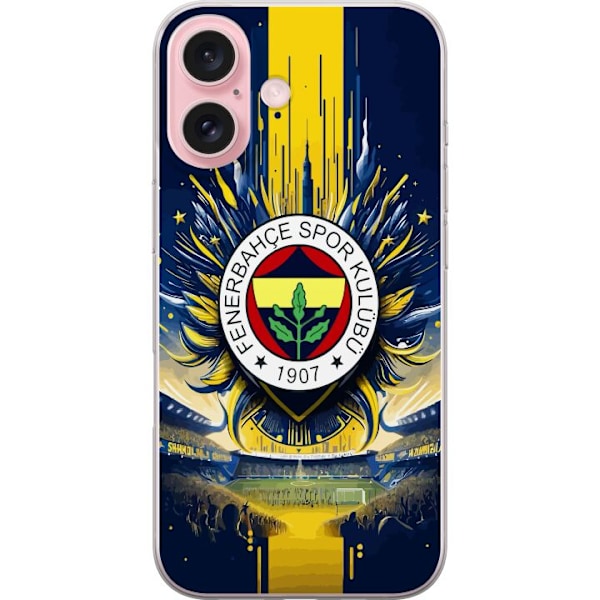 Apple iPhone 16 Läpinäkyvä kuori Fenerbahçe SK