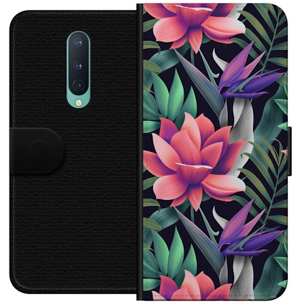 OnePlus 8 Tegnebogsetui Blomster