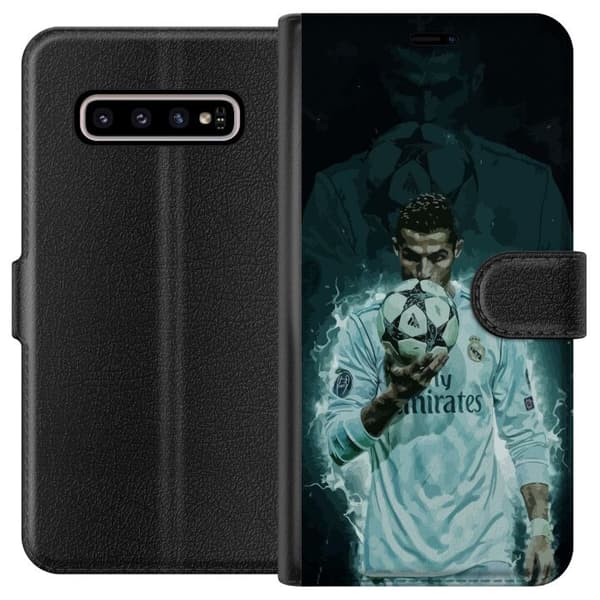Kompatibelt Lommeboketui til Samsung Galaxy S10+ Ronaldo