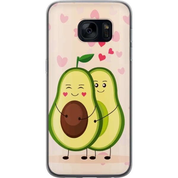 Samsung Galaxy S7 Gennemsigtig cover Avokado Kærlighed