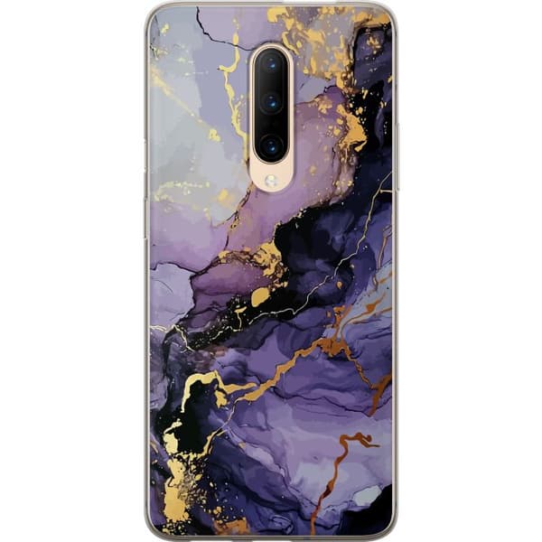 Kompatibel Mobilcover til OnePlus 7 Pro Lilla Marmor