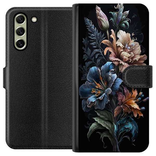 Samsung Galaxy S21 FE 5G Tegnebogsetui Blomster