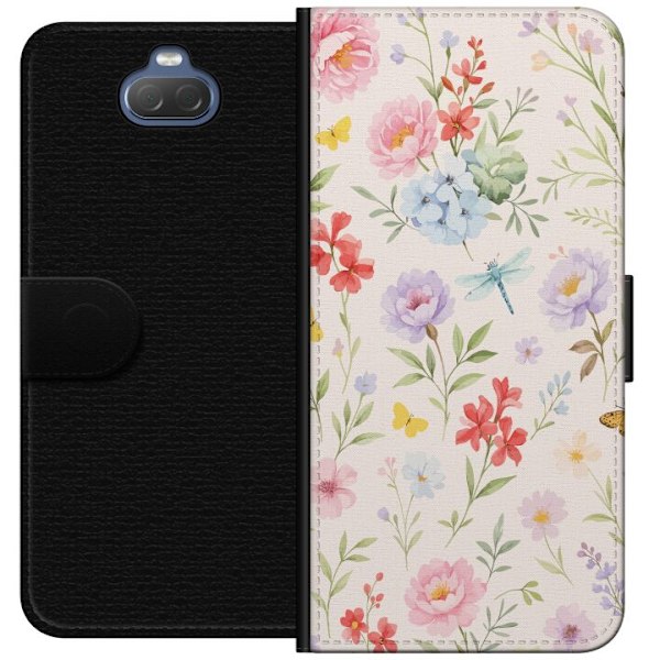 Sony Xperia 10 Plus Plånboksfodral Blommor