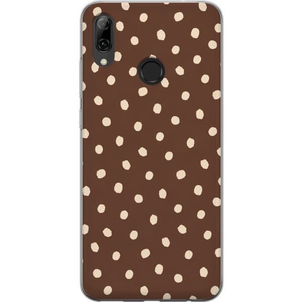 Kompatibelt Mobilskal till Huawei P smart 2019 Bruna kakaoprickar brun