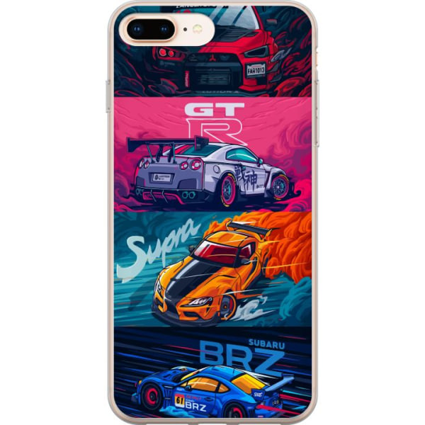 Apple iPhone 7 Plus Gennemsigtig cover Subaru Racing