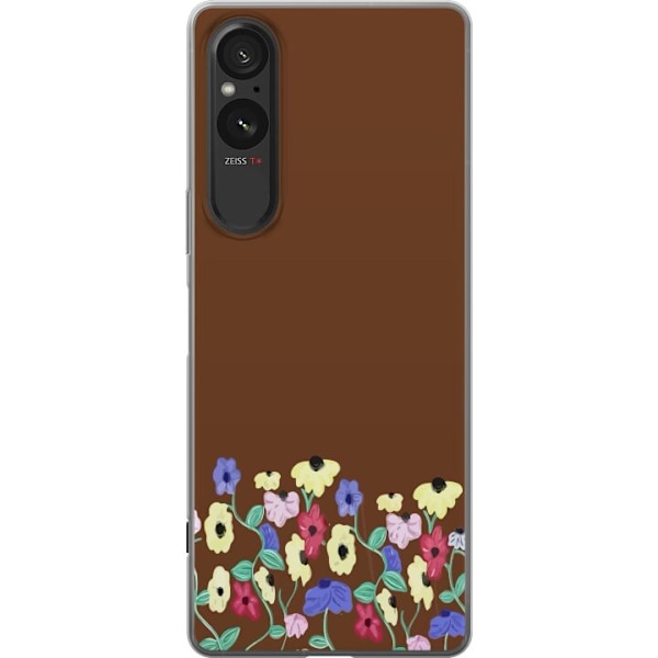 Sony Xperia 5 V Gjennomsiktig deksel Blomster