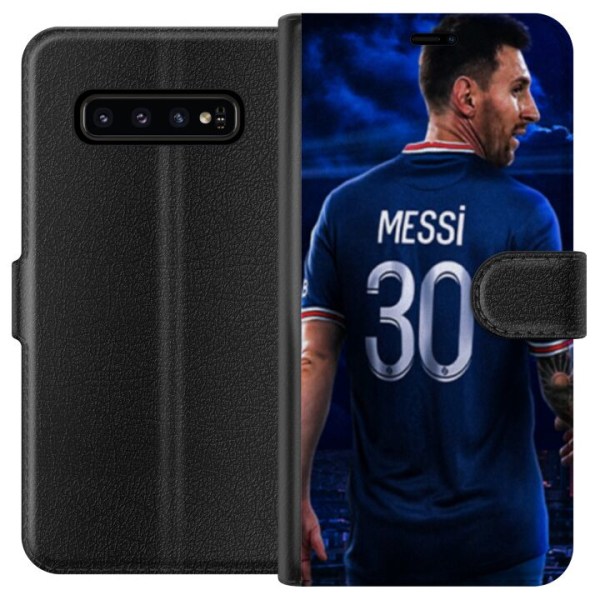 Samsung Galaxy S10 Lompakkokotelo Lionel Messi