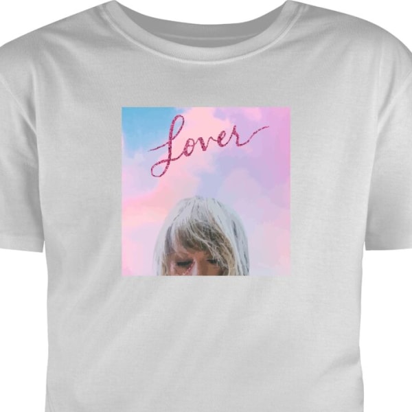 T-Shirt Taylor Swift - Lover grå XL