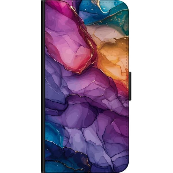 Yhteensopiva Lompakkokotelo OnePlus 9 Pro Värikkäät kivet