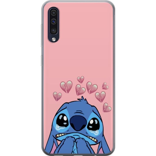 Samsung Galaxy A50 Genomskinligt Skal Stitch