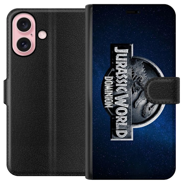 Apple iPhone 16 Lommeboketui Jurassic World Dominion