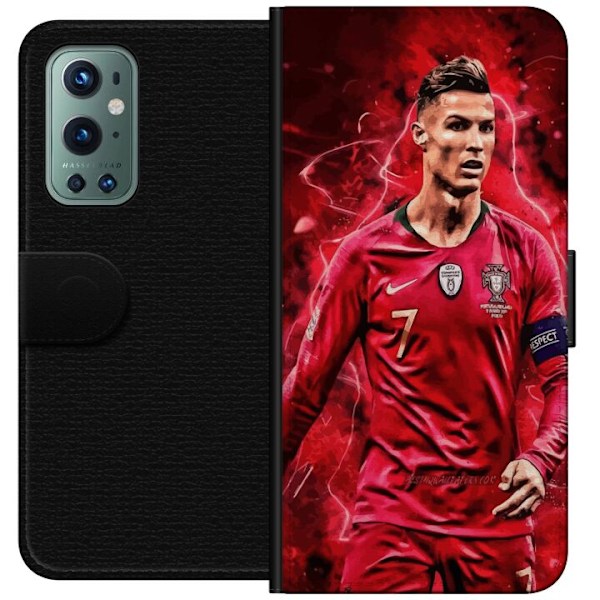 OnePlus 9 Pro Plånboksfodral Ronaldo Skills – CR7 Design för Äkta Supporters