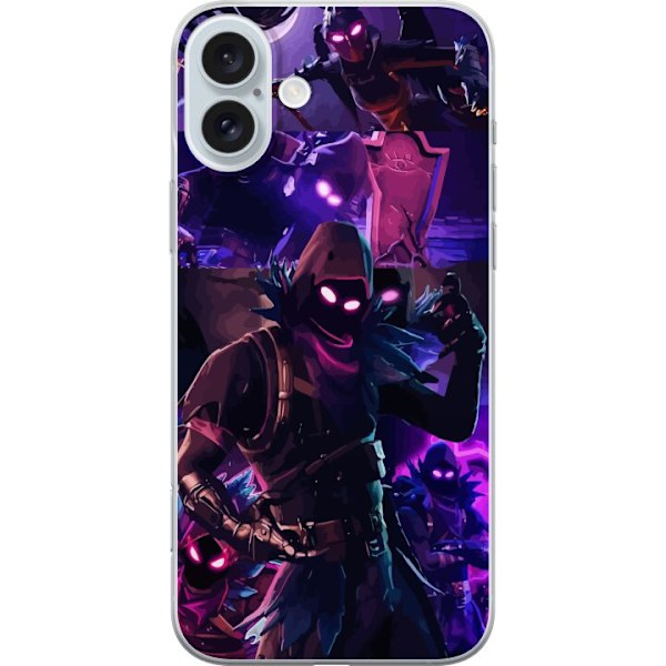 Apple iPhone 16 Plus Gennemsigtig cover Fortnite Raven