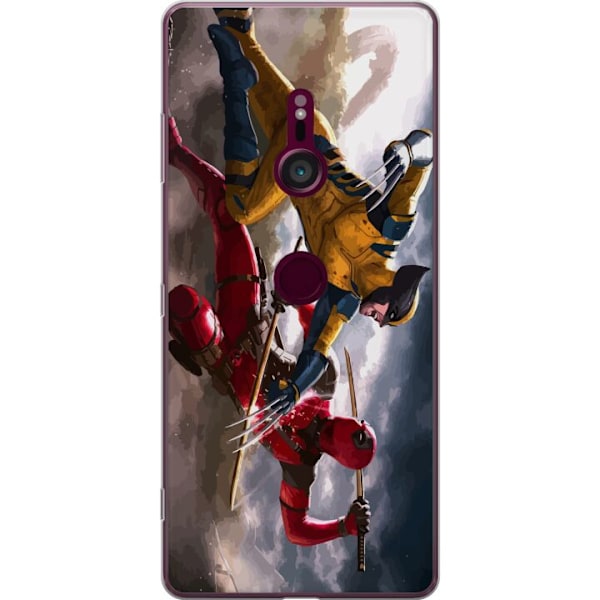 Sony Xperia XZ3 Gennemsigtig cover Wolverine Deadpool