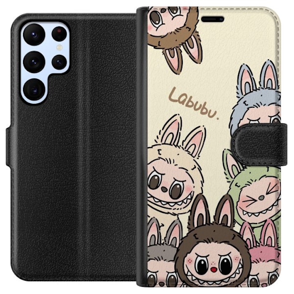 Samsung Galaxy S24 Ultra Lompakkokotelo Labubu Pastel Collection
