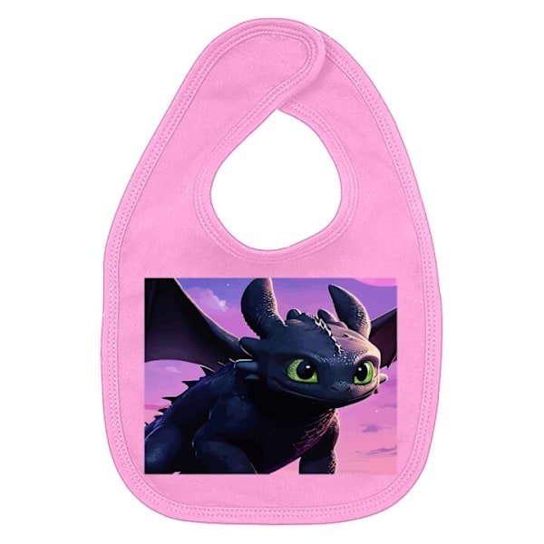 Bebis Haklapp How to Train Your Dragon (Draktränaren) Mörkrosa one size