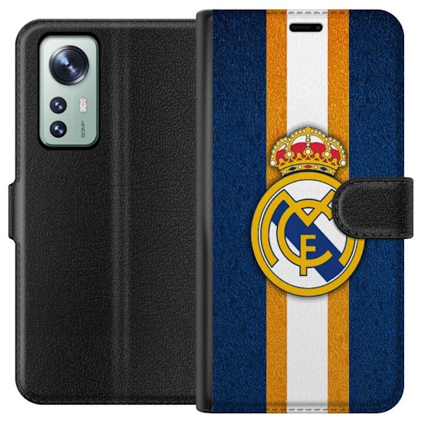 Xiaomi 12 Lompakkokotelo Real Madrid CF