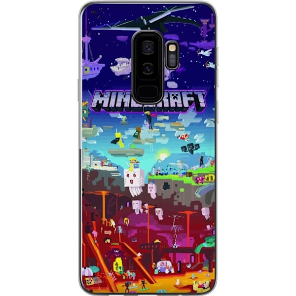 Samsung Galaxy S9+ Läpinäkyvä kuori Minecraft