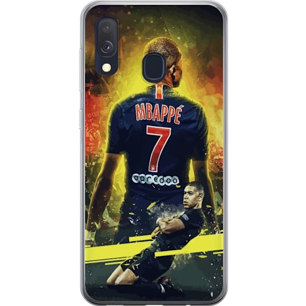 Samsung Galaxy A40 Genomskinligt Skal Kylian Mbappé