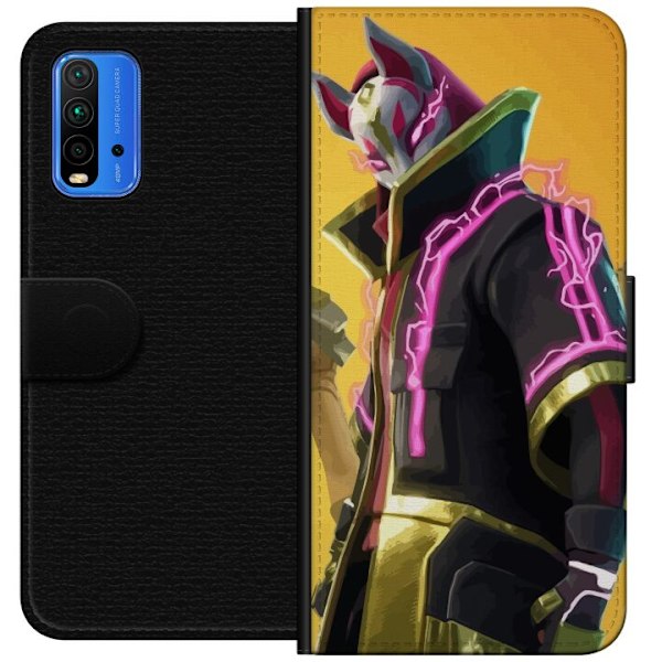 Xiaomi Redmi Note 9 4G Lompakkokotelo Fortnite