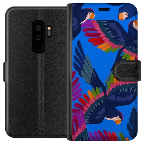 Kompatibel Tegnebogsetui til Samsung Galaxy S9+ Fugle
