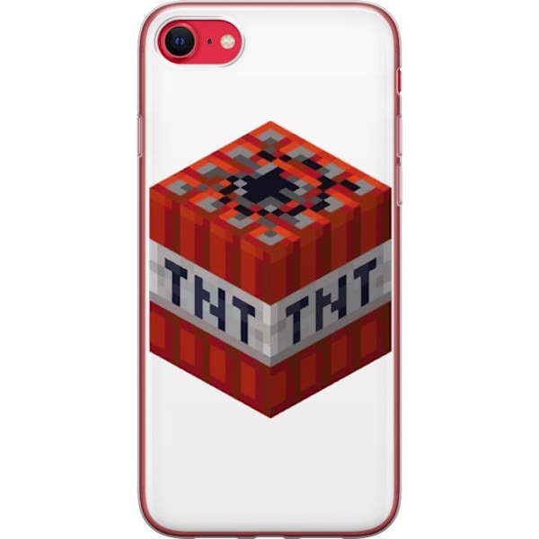 Apple iPhone 7 Läpinäkyvä kuori Minecraft TNT