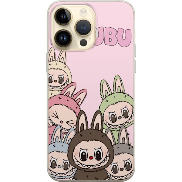 Apple iPhone 14 Pro Max Läpinäkyvä kuori Labubu Classics