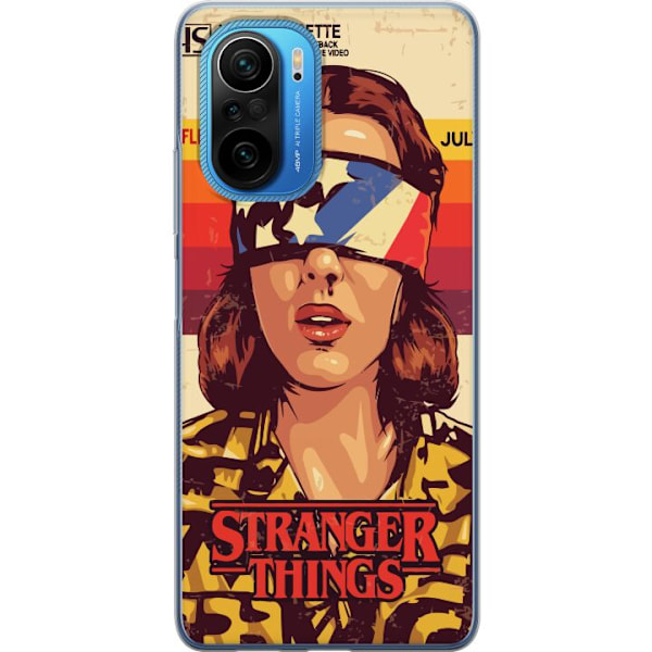 Xiaomi Poco F3 Gjennomsiktig deksel Stranger Things VHS