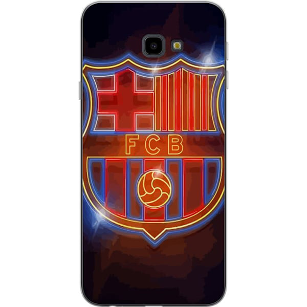 Samsung Galaxy J4+ Genomskinligt Skal FC Barcelona