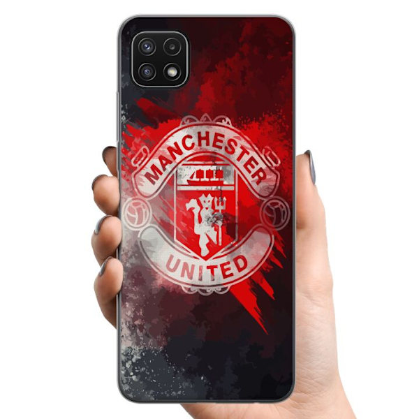 Samsung Galaxy A22 5G TPU Mobilcover Manchester United FC