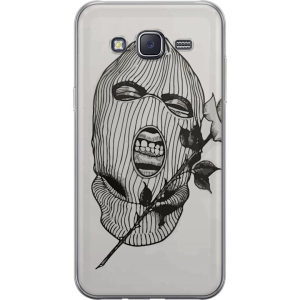 Samsung Galaxy J5 Läpinäkyvä kuori Hiihtomaski Ros Katutyö Muotoilu Graafinen Kuvio Jännitys Kaupunkityyli Katutaidetta Naamiaiset Symboli
