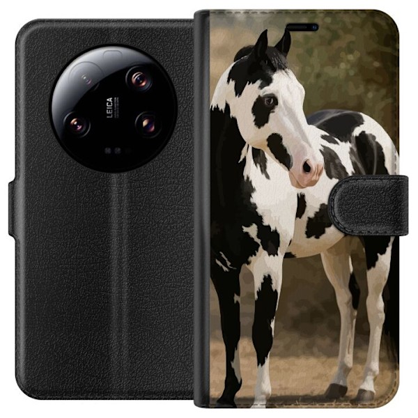 Xiaomi 13 Ultra Plånboksfodral Vacker Häst – elegant illus