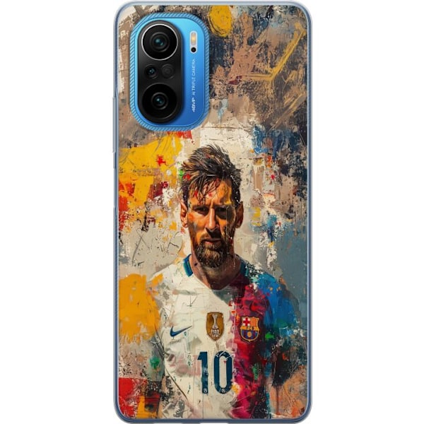 Xiaomi Poco F3 Gjennomsiktig deksel Messi Art