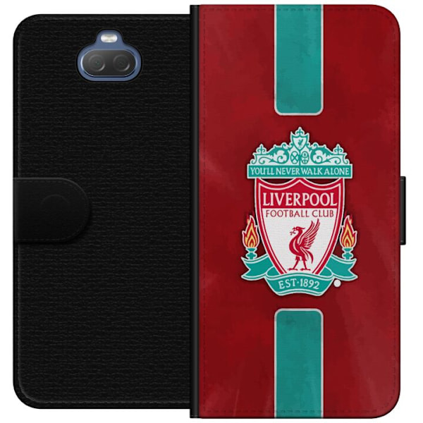 Sony Xperia 10 Tegnebogsetui Liverpool FC - Klassisk Fodboldst
