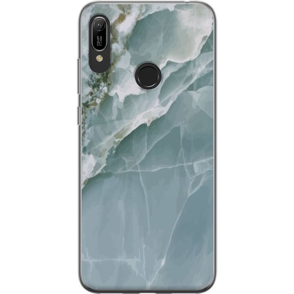 Huawei Y6 (2019) Gjennomsiktig deksel Marmor Isfjell