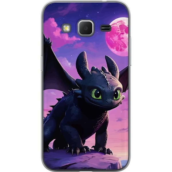 Samsung Galaxy Core Prime Genomskinligt Skal How to Train Your Dragon (Draktränaren)