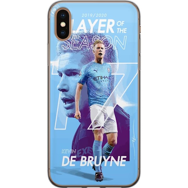 Apple iPhone XS Genomskinligt Skal Kevin De Bruyne