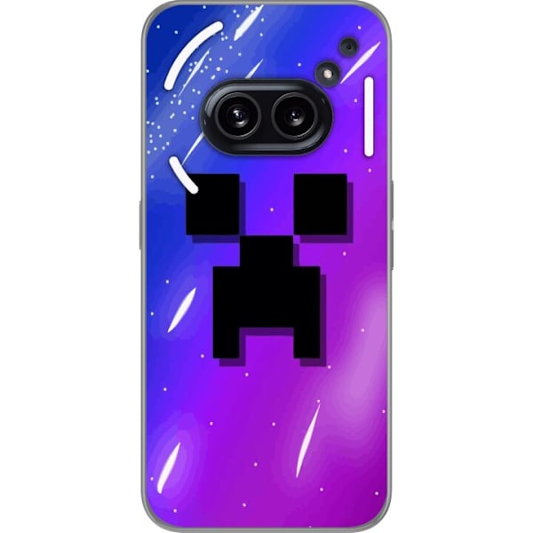 Nothing Phone (2a) Gennemsigtig cover Minecraft