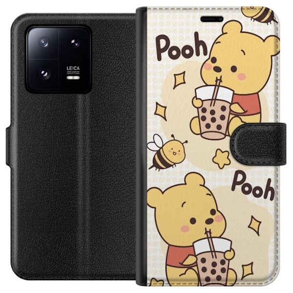 Xiaomi 13 Pro Plånboksfodral Nalle Pooh Style – klassiskt björnmotiv i ny tolkning