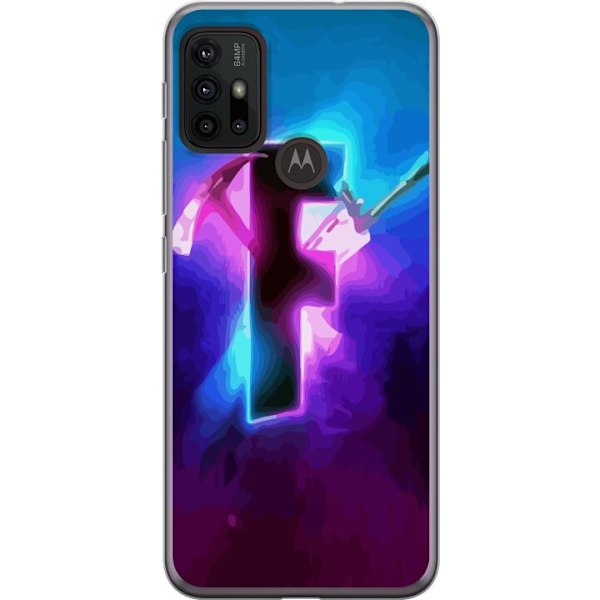 Motorola Moto G30 Läpinäkyvä kuori Fortnite