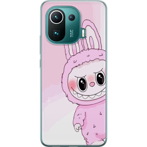 Xiaomi Mi 11 Pro Läpinäkyvä kuori Labubu Jänis-sarja