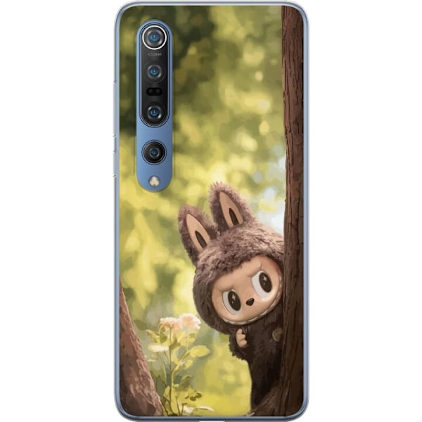 Xiaomi Mi 10 Pro 5G Genomskinligt Skal Labubu Graffiti Vibes – Gatukonst i monsterform