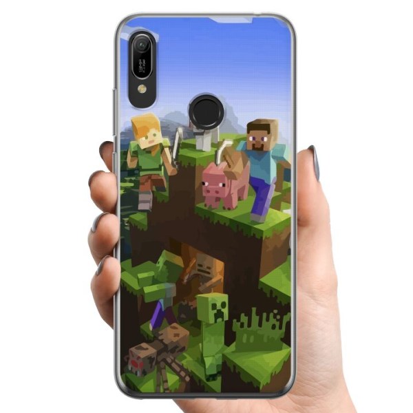 Huawei Y6 (2019) TPU Mobilcover MineCraft