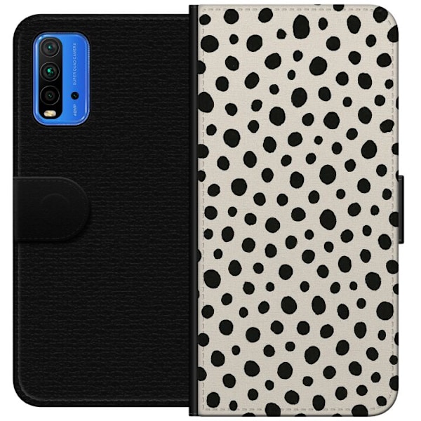 Xiaomi Redmi Note 9 4G Tegnebogsetui Dot Dance