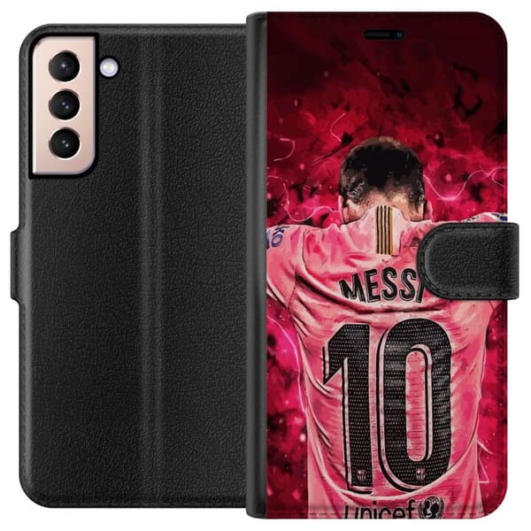 Kompatibelt Plånboksfodral till Samsung Galaxy S21 Messi