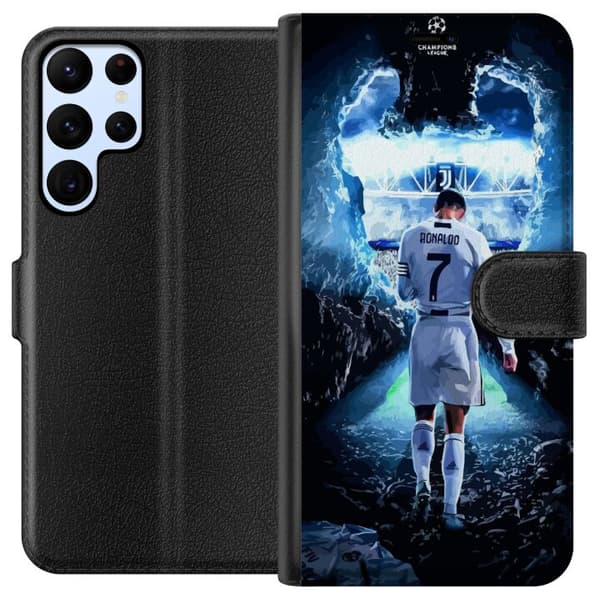 Kompatibelt Plånboksfodral till Samsung Galaxy S22 Ultra 5G Ronaldo