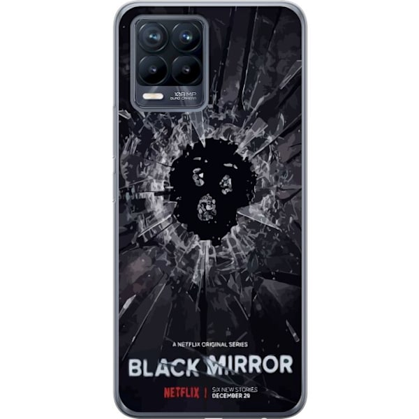 Realme 8 Läpinäkyvä kuori Black Mirror Sci-Fi Netflix -sarj