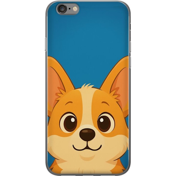 Apple iPhone 6 Gjennomsiktig deksel Hello Corgi