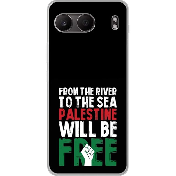 OnePlus Nord 4 Läpinäkyvä kuori Vapauta Palestiina